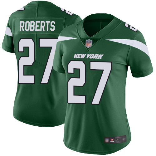 New York Jets Limited Green Women Darryl Roberts Home Jersey NFL Football #27 Vapor Untouchable
